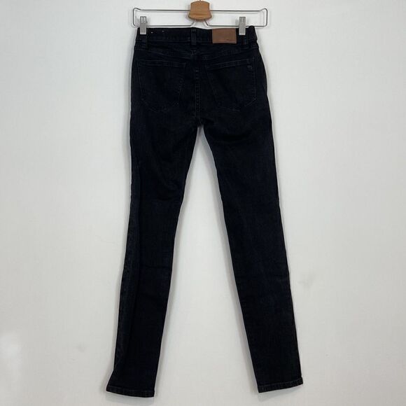 Madewell Skinny Skinny Off Black 8” Low Rise Size 25 - Picture 7 of 7